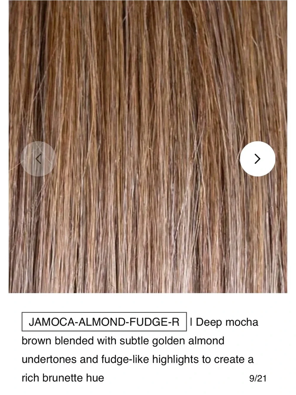 Belle Tress Olivia in Jamoca Almond Fudge